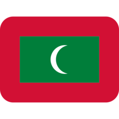 Emoji Bendera Maladewa Twitter