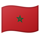 Emoji Bendera Maroko Google