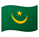 Emoji Bendera Mauritania Google