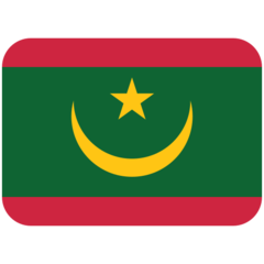 Emoji Bendera Mauritania Twitter