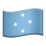 Emoji Bendera Mikronesia Apple