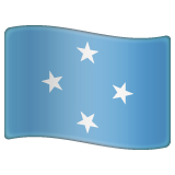Emoji Bendera Mikronesia WhatsApp