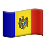 Emoji Bendera Moldova Apple