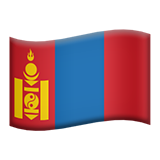 Emoji Bendera Mongolia Apple