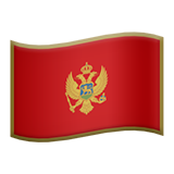 Emoji Bendera Montenegro Apple