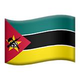 Emoji Bendera Mozambik Apple