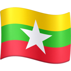 Emoji Bendera Myanmar (Burma) Facebook