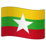 Emoji Bendera Myanmar (Burma) WhatsApp