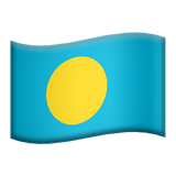 Emoji Bendera Palau Apple