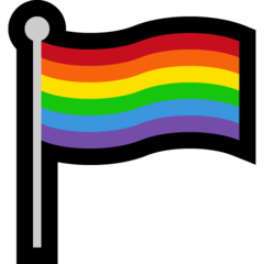 Emoji Bendera Pelangi Microsoft
