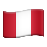 Emoji Bendera Peru Apple
