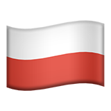 Emoji Bendera Polandia Apple