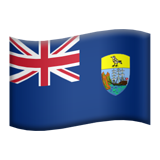 Emoji Bendera Pulau Ascension Apple