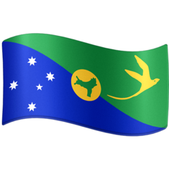 Emoji Bendera Pulau Christmas Facebook
