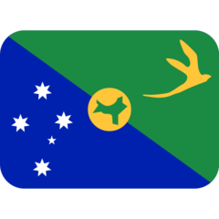 Emoji Bendera Pulau Christmas Twitter