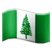 Emoji Bendera Pulau Norfolk Samsung