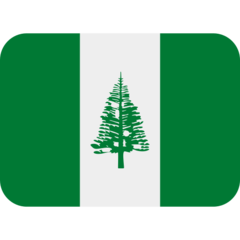 Emoji Bendera Pulau Norfolk Twitter
