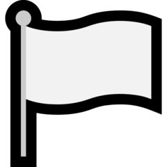 Emoji Bendera Putih Microsoft