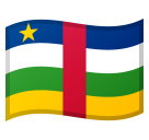 Emoji Bendera Republik Afrika Tengah Google