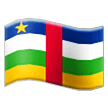 Emoji Bendera Republik Afrika Tengah Samsung