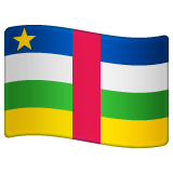 Emoji Bendera Republik Afrika Tengah WhatsApp