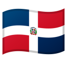 Emoji Bendera Republik Dominika Google