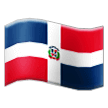 Emoji Bendera Republik Dominika Samsung