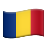 Emoji Bendera Rumania Apple