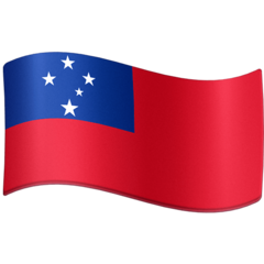 Emoji Bendera Samoa Facebook