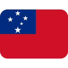 Emoji Bendera Samoa Twitter