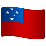 Emoji Bendera Samoa WhatsApp