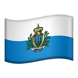 Emoji Bendera San Marino Apple
