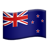 Emoji Bendera Selandia Baru Apple