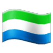 Emoji Bendera Sierra Leone Samsung
