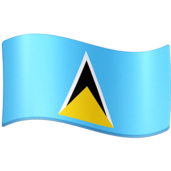 Emoji Bendera St. Lucia Facebook