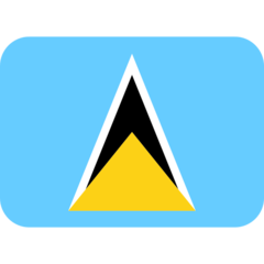 Emoji Bendera St. Lucia Twitter