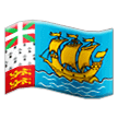 Emoji Bendera St. Pierre & Miquelon Samsung