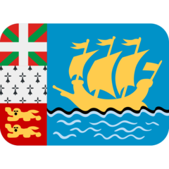 Emoji Bendera St. Pierre & Miquelon Twitter