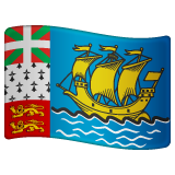 Emoji Bendera St. Pierre & Miquelon WhatsApp
