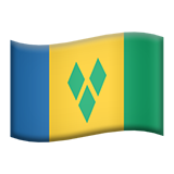 Emoji Bendera St. Vincent & Grenadines Apple