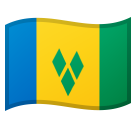 Emoji Bendera St. Vincent & Grenadines Google