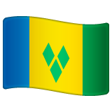 Emoji Bendera St. Vincent & Grenadines WhatsApp