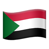 Emoji Bendera Sudan Apple