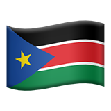 Emoji Bendera Sudan Selatan Apple