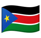 Emoji Bendera Sudan Selatan Google