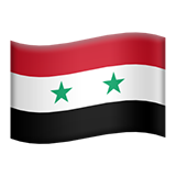 Emoji Bendera Suriah Apple