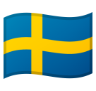 Emoji Bendera Swedia Google