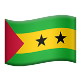 Emoji Bendera São Tomé & Príncipe Apple