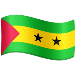 Emoji Bendera São Tomé & Príncipe Facebook