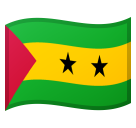 Emoji Bendera São Tomé & Príncipe Google